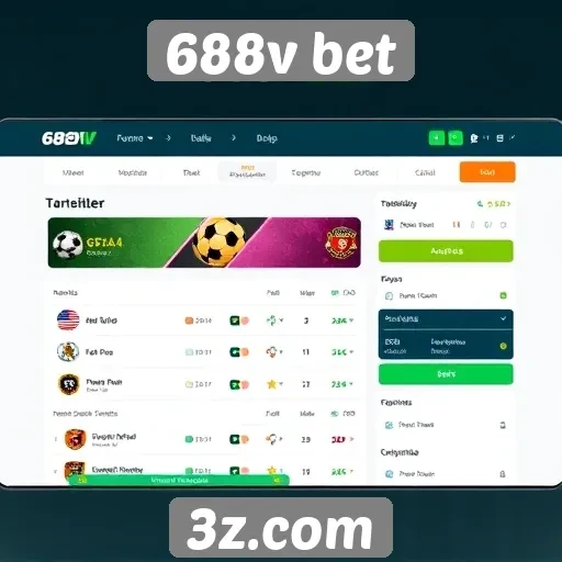 Plataforma 688v bet se destaca por interface intuitiva